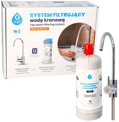 System uzdatniania filtrowania wody kranowej Dafi