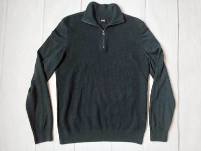 - sweter ___ HUGO BOSS ___ M ___ zielony ____ EXTRA