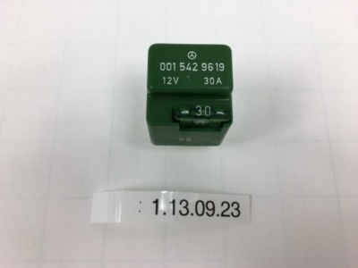 Реле mercedes w124 w201 190 r129 0015429619 фото №1