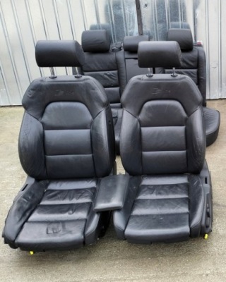 Сиденья заднее сиденье audi a6 c6 s-line кожа электрический фото №1