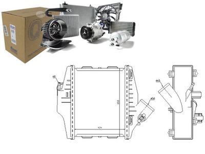 Nissens інтеркулер smart fortwo cabrio 0.8 cdi 4 фото №1