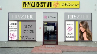 Projekt na WITRYNĘ SKLEPOWĄ okno szyba OWV witryna