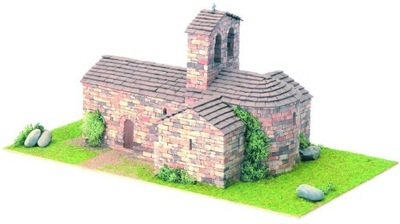 Domek z Cegły Model Do Sklejania 3D Klasztor