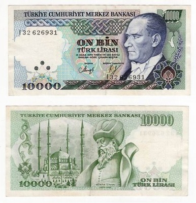 TURCJA 1993 10000 LIRASI