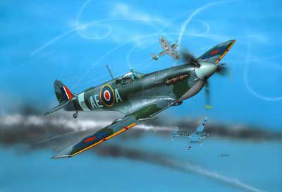 REVELL SPITFIRE MK V B 4164 (MODELARSTWO)
