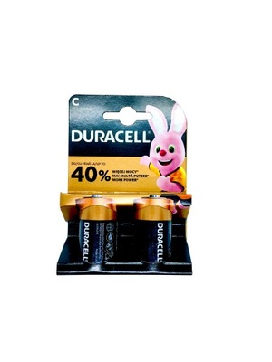 Bateria alkaliczna Duracell C (R14) 2 szt.