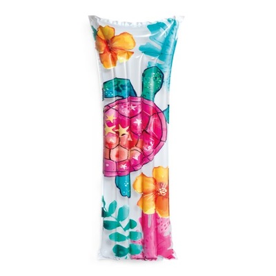 MATERAC DO PŁYWANIA ŻÓŁW 183x69cm INTEX