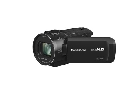 Panasonic HC-V808EG-K Full Hd Camcorder (obiektyw