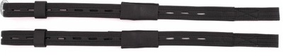 Puśliska ujeżdżeniowe DAW-MAG skórzane czarne 85 cm