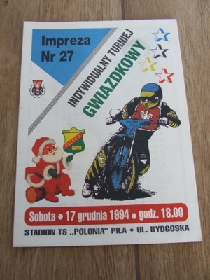 Program żużlowy 1994- Piła - Turniej Gwiazdkowy