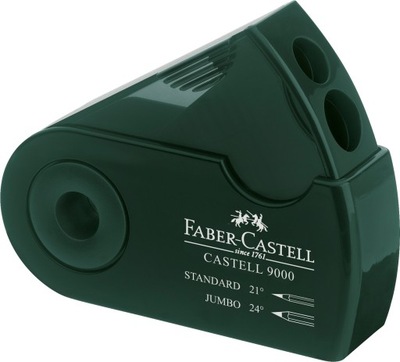 Temperówka manualna z pojemnikiem Faber-Castell