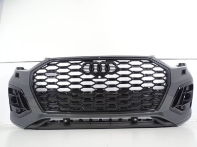 Бампер передний audi q5 80a lift s-line + решётка радиатора фото №1