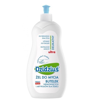 Dzidziuś żel do mycia butelek dla niemowląt 500 ml