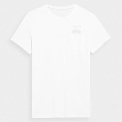 4F (XXL) T-Shirt Męskie Biały