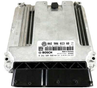 Бортовой компьютер ecu vw touareg 06e906023ab 0261s09968 фото №1