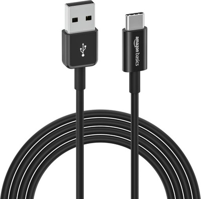 Kabel Amazon Basics USB-C do USB-A 2.0 do szybkiego ładowania, prędkość 480