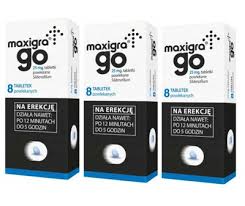 Maxigra Go 25 mg 24 tabl powl potencja Sildenafil