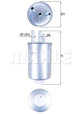 ФІЛЬТР ПАЛИВА KL 505