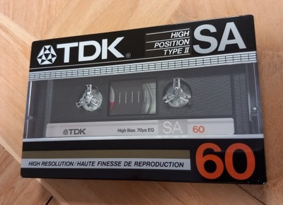 TDK SA 60 Kaseta magnetofonow