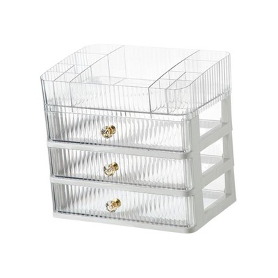 Makeup Cosmetic Organizer Cosmetic 4 Tier Clear