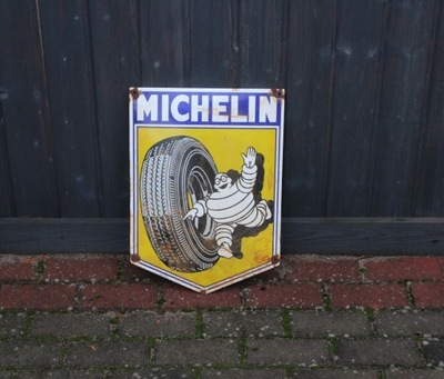 Michelin szyld blacha emaliowana reklama na ścianę