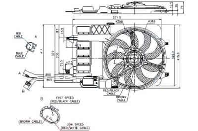 Nissens вентилятор радіатора mini mini one r50. r фото №1