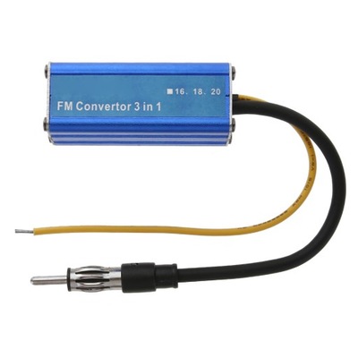 12V 3 EN 1 AUTO AUTO STEREO ANTENA FM PASMO RAD  