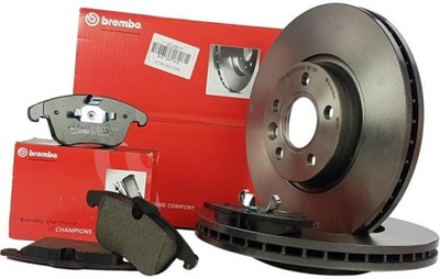 BREMBO DISCOS + ZAPATAS PARTE DELANTERA FORD GALAXY S-MAX  