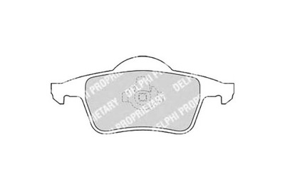 Delphi гальмівні колодки гальмівні volvo s60 i s70 s80 i v70 фото №1