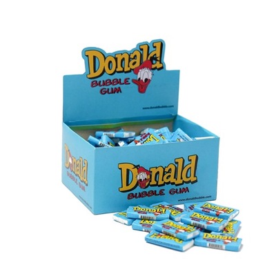 Guma Balonowa Bubble Gum Donald 100 szt 450 g