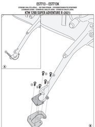 KAPPA ES7713K РАСШИРИТЕЛЬ НОЖКИ KTM 1290 ADVENTU