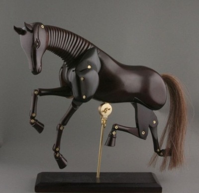 Drewniany model konia średni do malowania rysunku