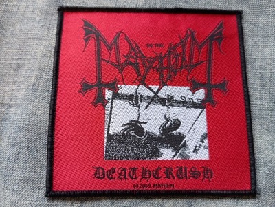 MAYHEM Deathcrush black metal Naszywka England