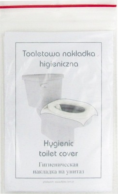 Nakładka Sedesowa Higieniczna Jednorazowa na Deskę Toaletę do WC - 100 szt.