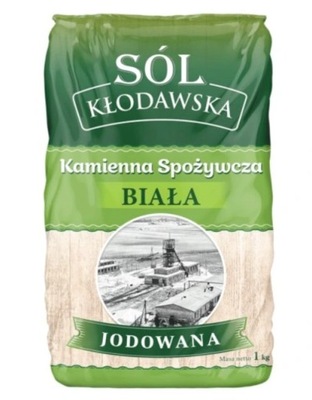 SÓL KŁODAWSKA JODOWANA SPOŻYWCZA 1 KG