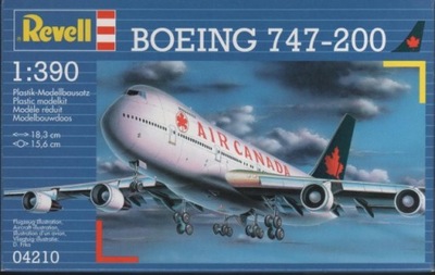 REVELL 04210 - Samolot plastikowy Boeing 747-200