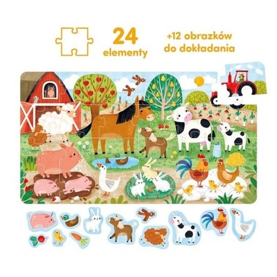 Wesołe Puzzle CzuCzu Wieś 24 elementy