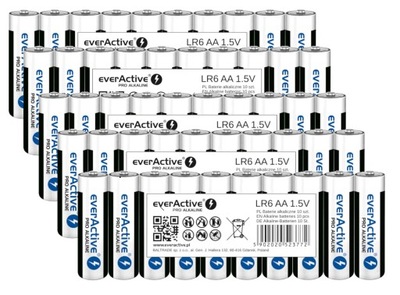 Baterie alkaliczne everActive Pro Alkaline LR6 AA