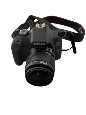 Lustrzanka Canon EOS 2000D BODY + obiektyw CANON EFS 18-55mm ZADBANY