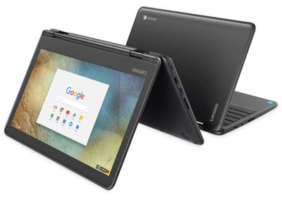 Dotykový Lenovo Chromebook N23 Yoga 2w1 čierny MediaTek 4/32GB HD Chrome OS