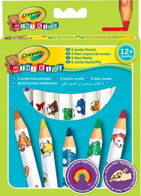 Crayola Baby Kredki ołówkowe Jumbo 8 szt.