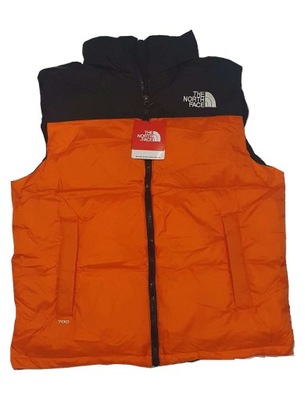 Bezrękawnik puchowy The North Face orange black L