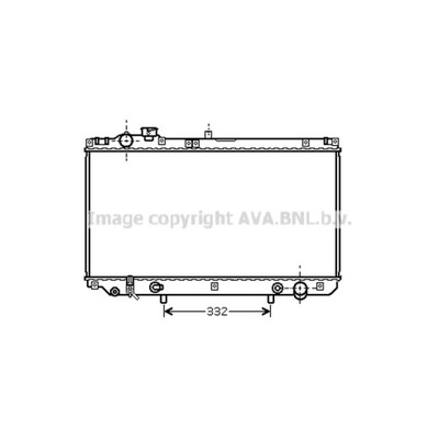 CHLODNICA, SISTEMA DE REFRIGERACIÓN DEL MOTOR AVA QUALITY COOLING TO2313  