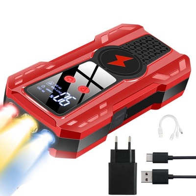 BOOSTER JUMP ARRANCADOR PARA COCHE AUTO USO BATERÍA 6000MAH  