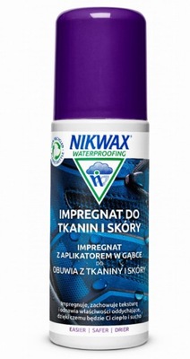 Impregnat do obuwia z tkaniny i skóry gąbka NIKWAX