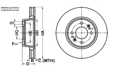 DISCOS DE FRENADO 2SZT. SAAB 900 I 9000 2.0/2.1 09.  