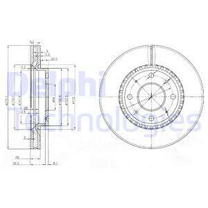 ДИСК ТОРМОЗНОЙ BG4016