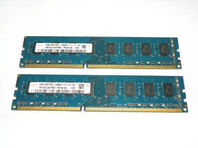 Pamięć RAM SK Hynix DDR3 2x4GB 1600MHz PC3 Zabrze