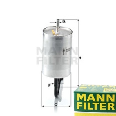 Фильтр топлива mann-filter do porsche cayman 2.7 фото №1