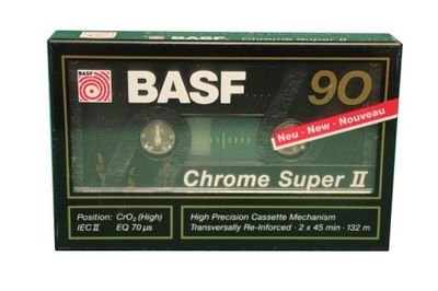 NOWA kaseta magnetofonowa BASF Chrome Super II 90